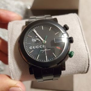 Gucci chrono black watch